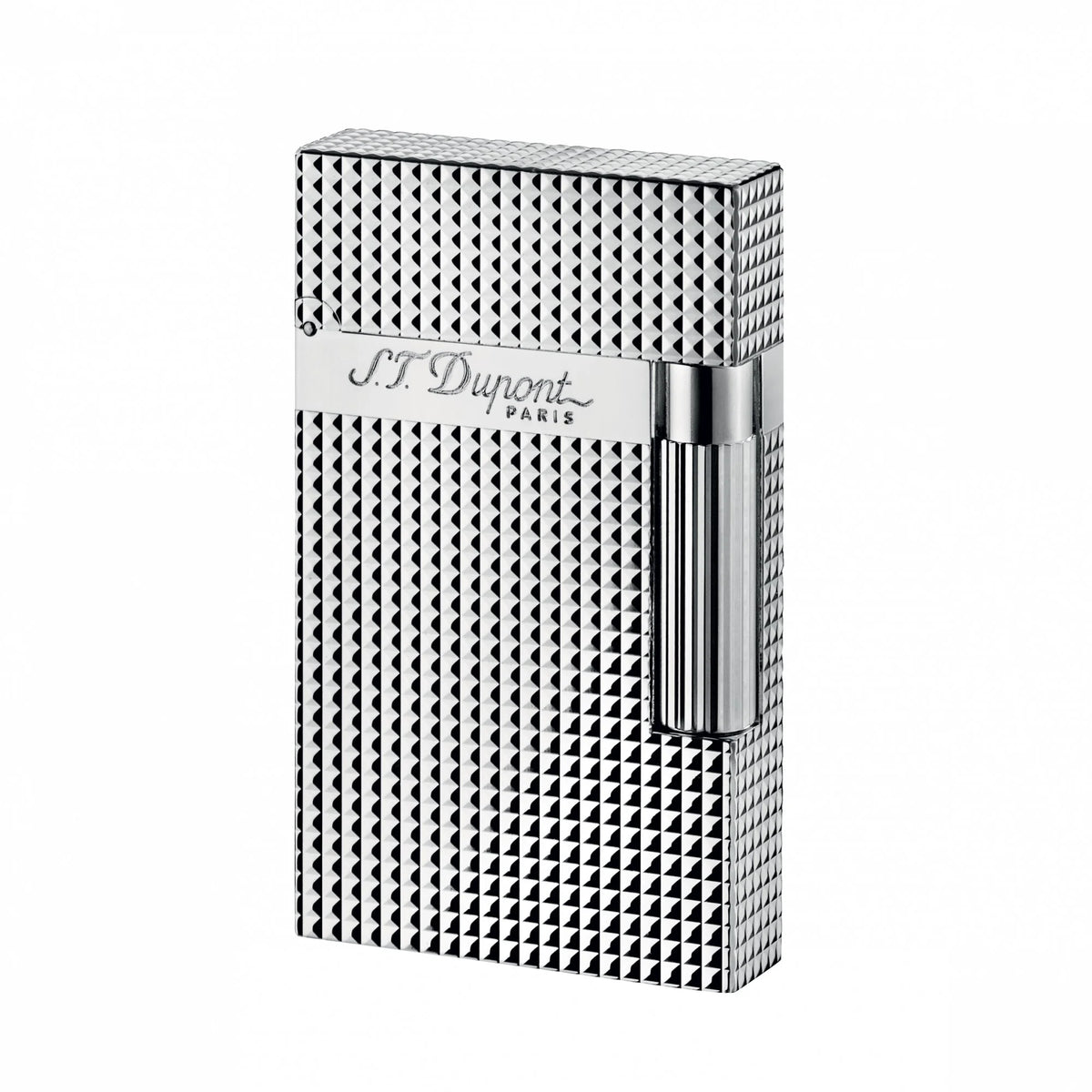 S.T. Dupont Ligne 2 Diamond Head Silver Plated 16184