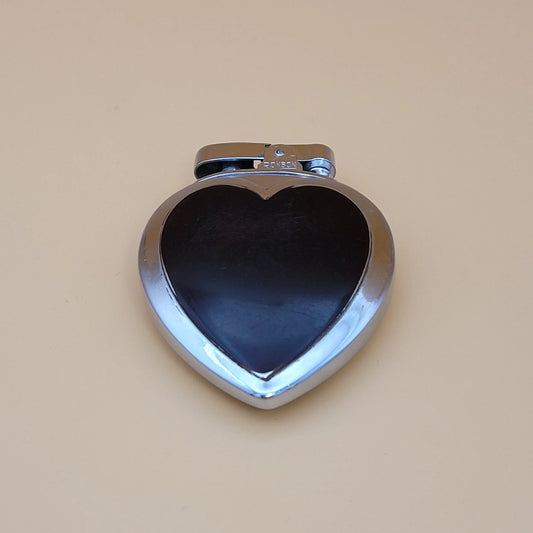 1930s Ronson Heart Tortoise Enamel "Bob" Petrol Lighter