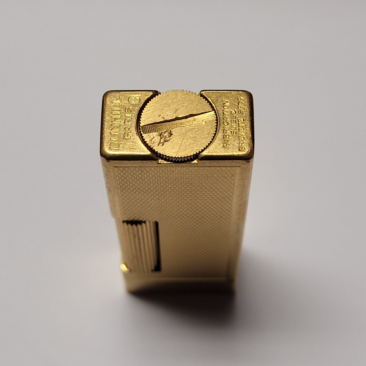 1950s Alfred Dunhill Rollalite Gold Plated & Barley