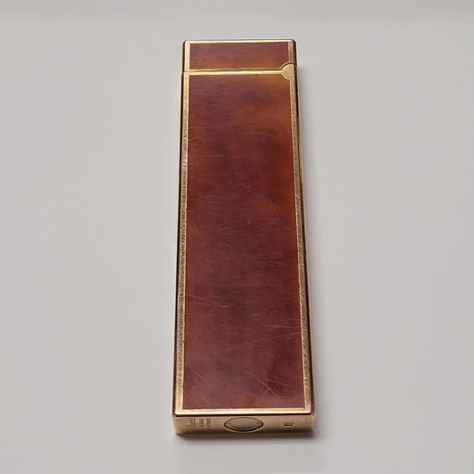 S.T. Dupont Ligne 1 Gold Plated & Chinese Lacquer Table Lighter