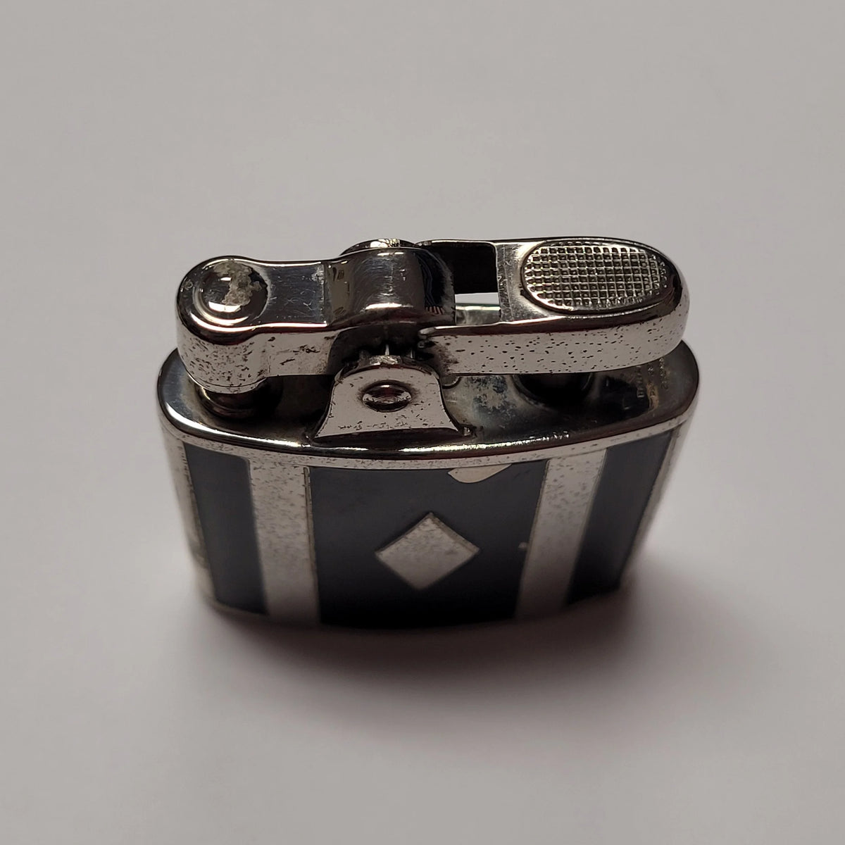 1930s Ronson Princess Black Enamel Petrol Lighter