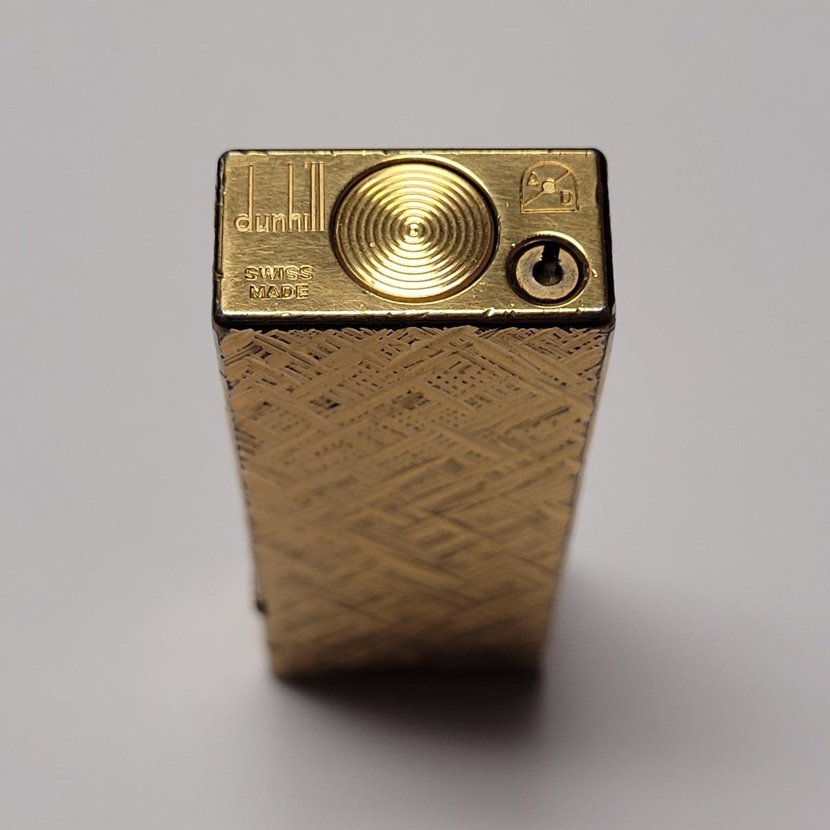 Alfred Dunhill Rollagas Gold Plated & Florentine Design