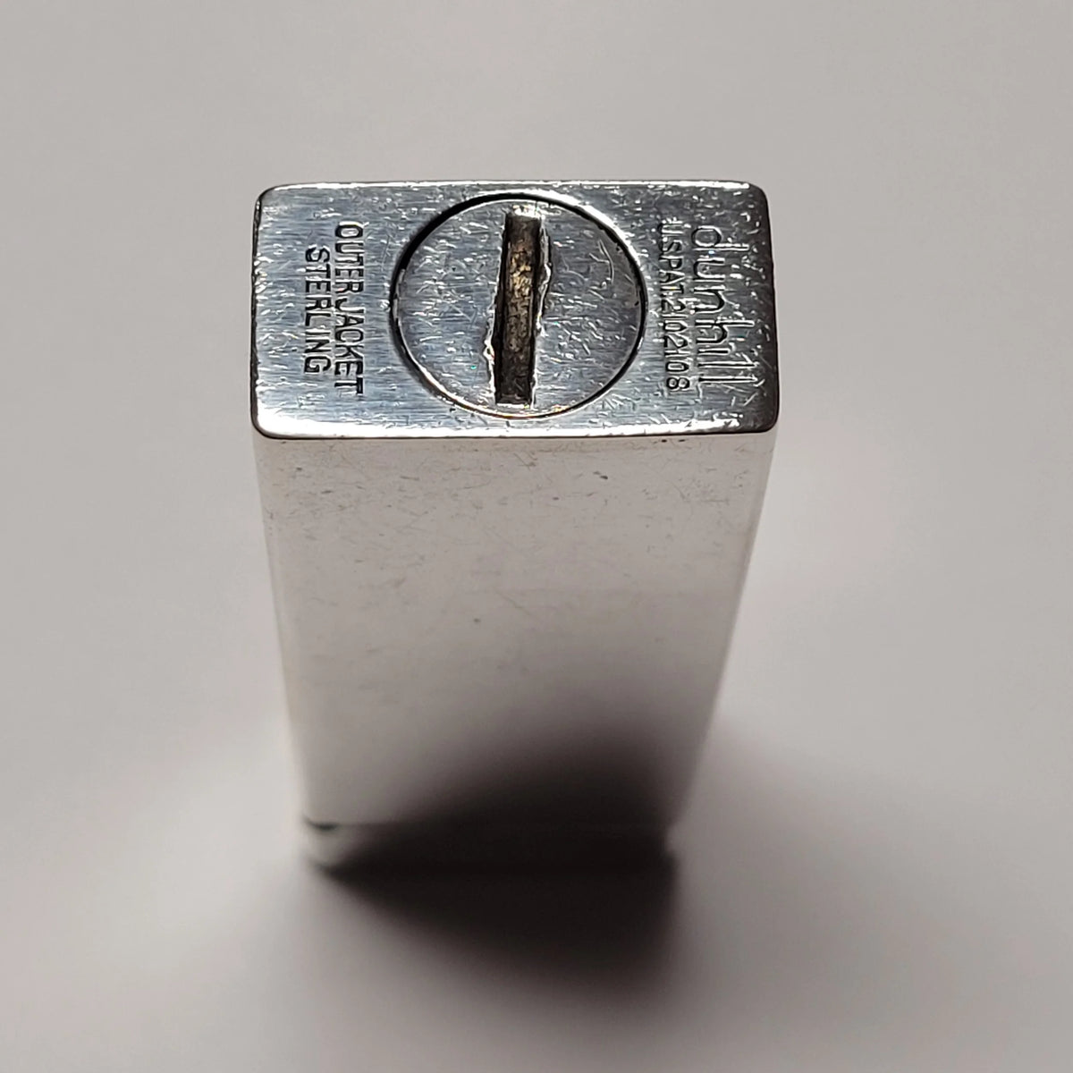 1950s Alfred Dunhill Rollalite Sterling Silver Lighter
