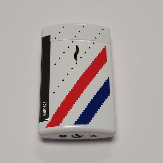 S.T. Dupont Minijet Red & Blue Stripes Lighter 10536