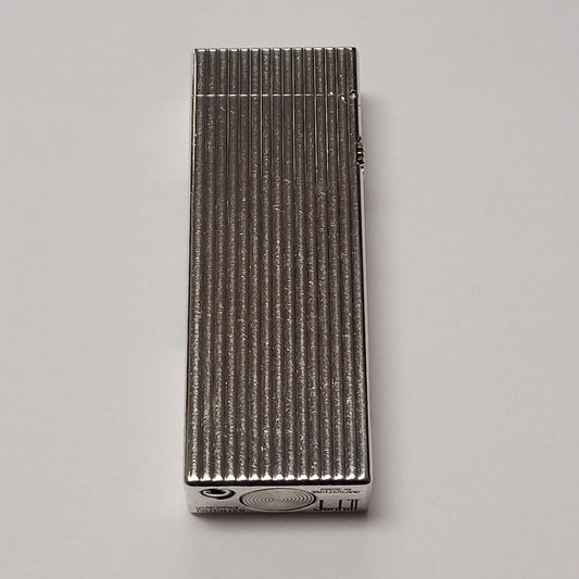 Alfred Dunhill Rollagas Columns & Silver Plated Lighter