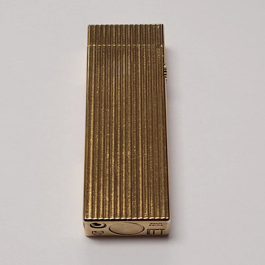 Alfred Dunhill Rollagas Columns & Gold Plated Lighter
