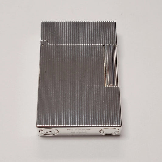 S.T. Dupont Ligne 2 Silver Plated Lines Lighter