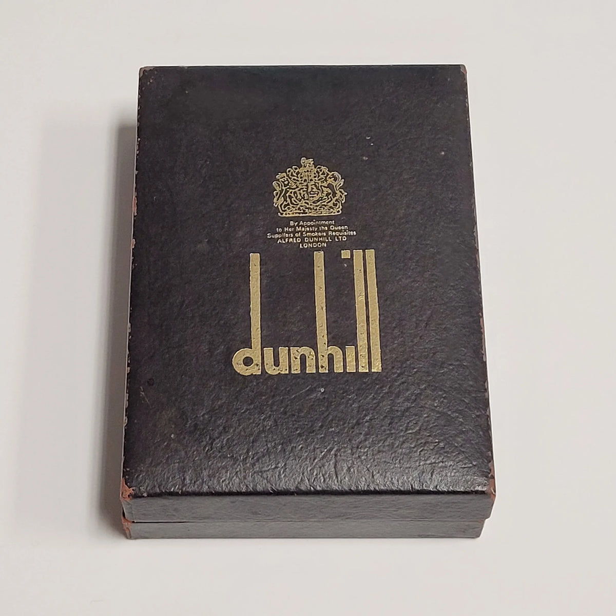 Alfred Dunhill Rollagas Gold Plated & Square Tartan Lighter