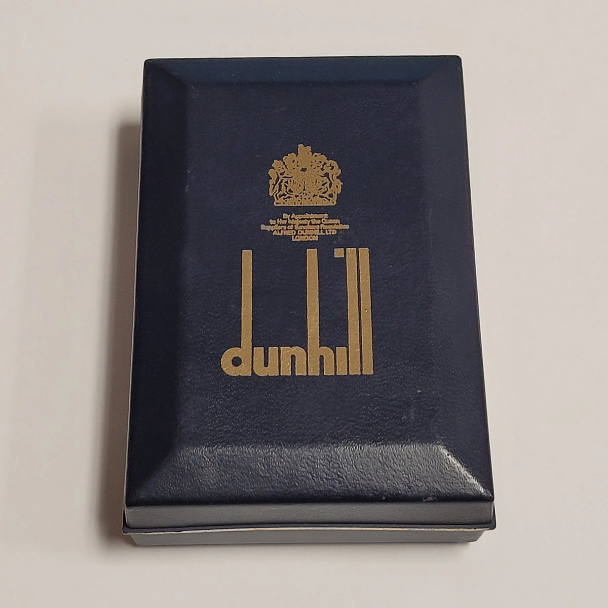 Alfred Dunhill Rollagas Silver Plated & Chevron Lighter