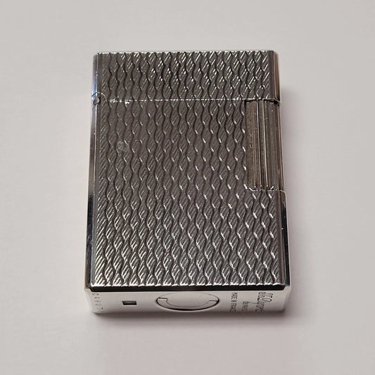 S.T. Dupont Ligne 1 Silver Plated & Wavy Lighter