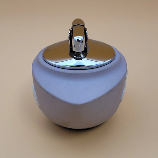 1960s Ronson Wedgwood Purple Table Lighter