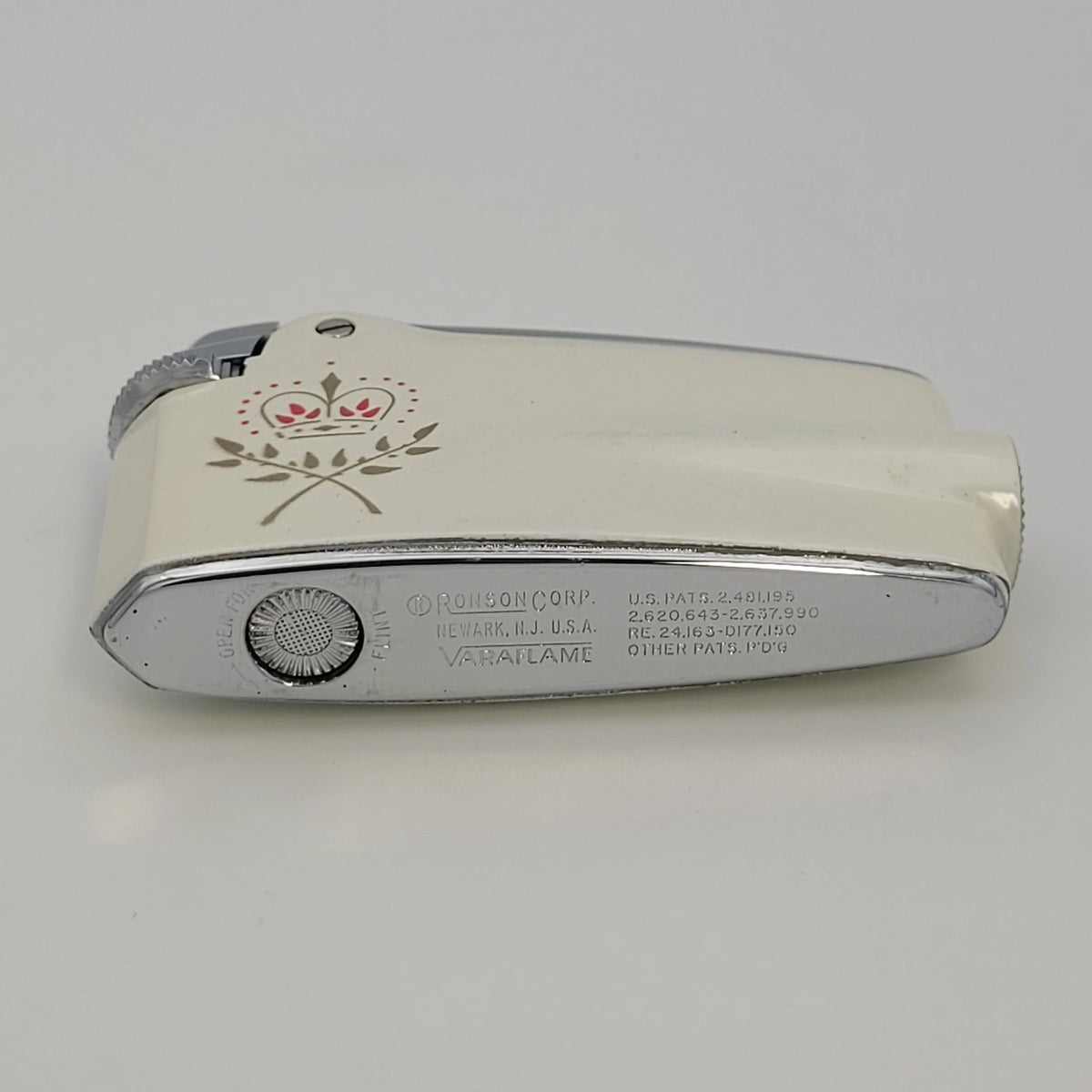 Ronson Varaflame Premier Enameled Crown Lighter