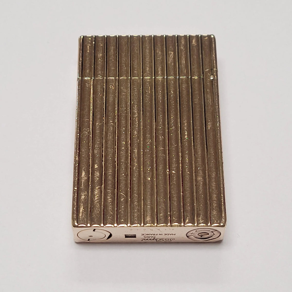 S.T. Dupont Ligne 2 Small Gold Plated & Columns Lighter