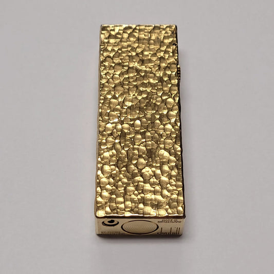 Alfred Dunhill Rollagas Bark & Gold Plated Lighter