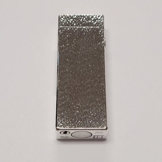 Alfred Dunhill Rollagas Silver Plated & Fine Bark Lighter