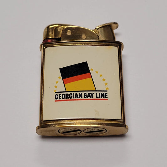1950s Evans Banner Georgian Bay Line Pocket Lighter