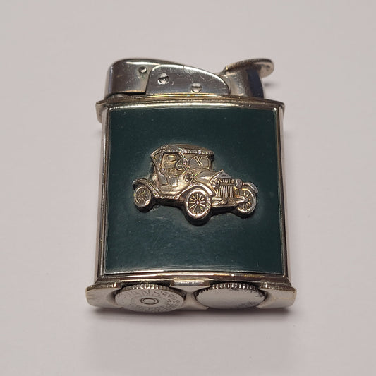 1950s Evans Antique Car Emblem Pocket Lighter