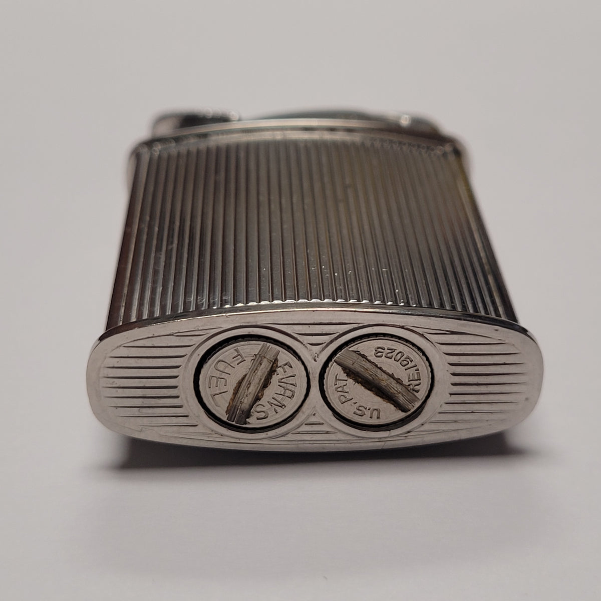 1950s Evans Banner Black Enamel Pocket Lighter