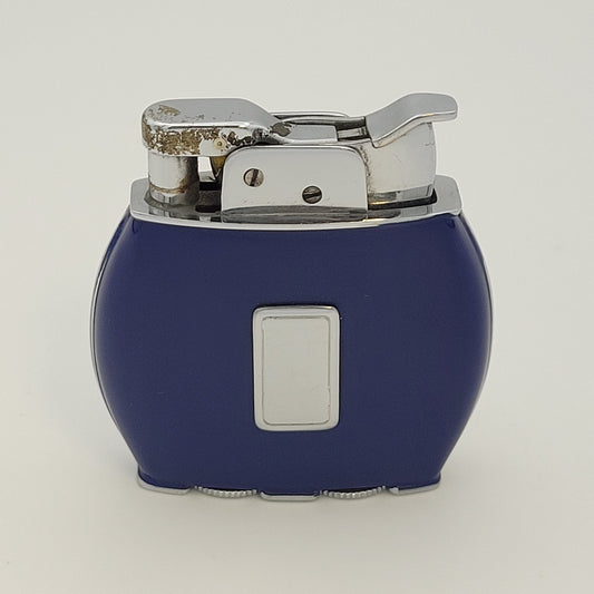 1950s Evans Trig-A-Lite Blue Enamel Pocket Lighter
