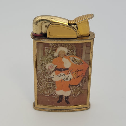 1950s Evans Supreme Bing Crosby A White Christmas Pocket Lighter