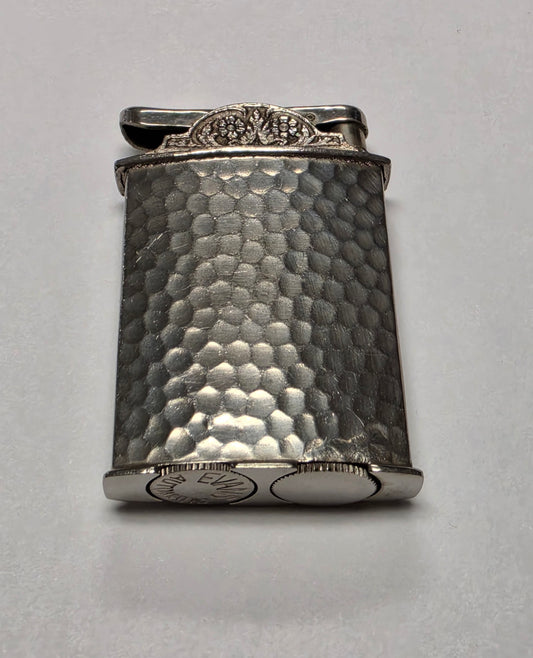 1940s Evans Automatic Hammered Pocket Lighter