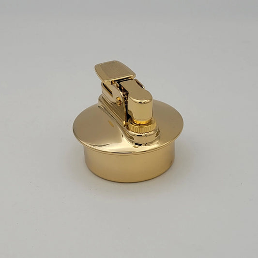 Evans Glossy Gold Tone Table Lighter Insert