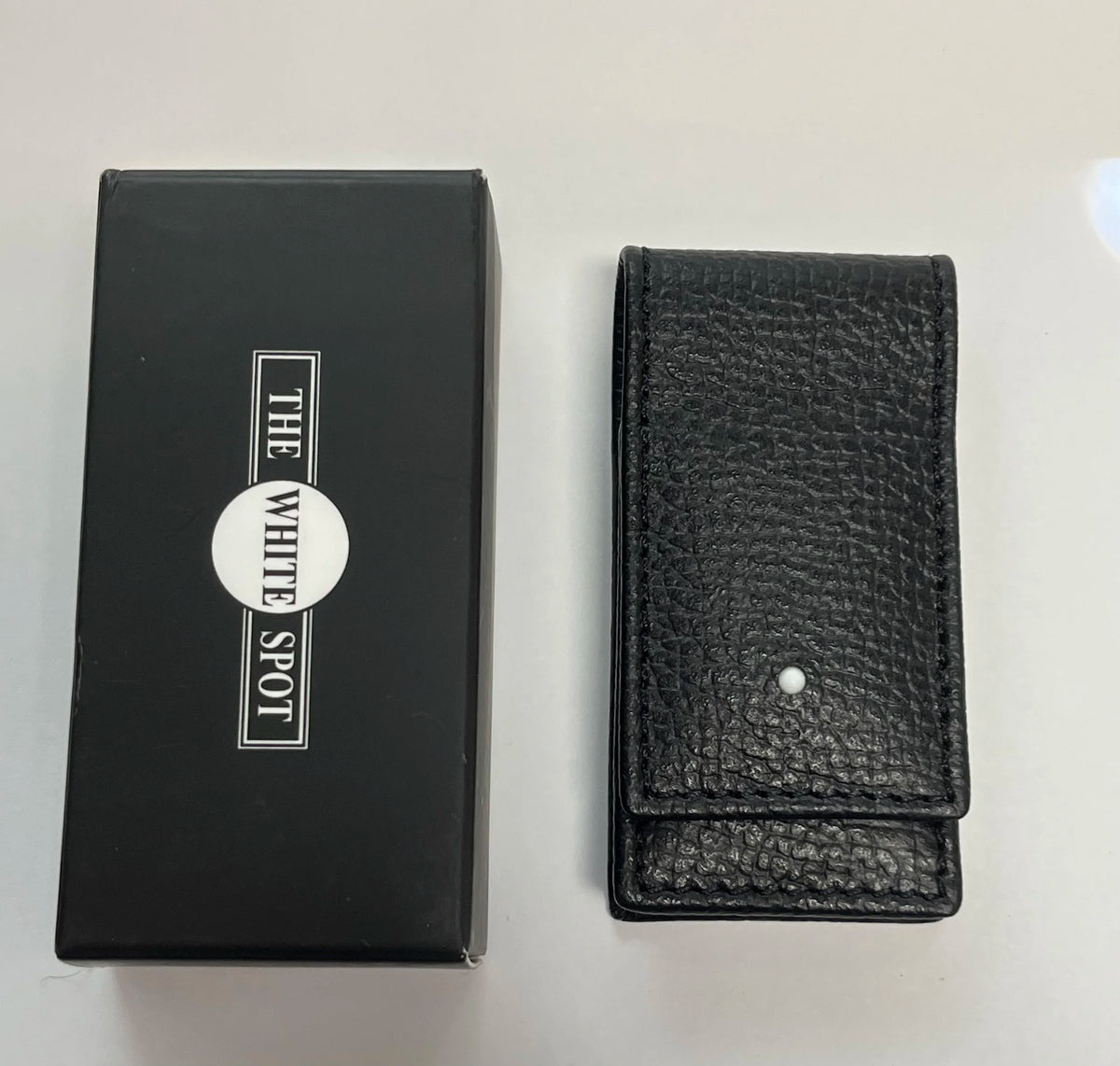 Alfred Dunhill THE WHITE SPOT Black Leather Lighter Case for Dunhill Rollagas & Unique