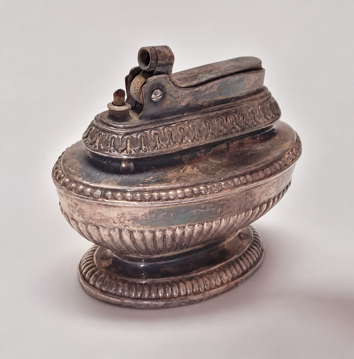 Ronson Queen Anne — Rebuilt and Polished — before repair