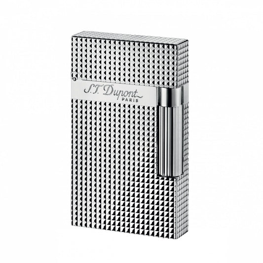 S.T. Dupont Ligne 2 Diamond Head Silver Plated 16184