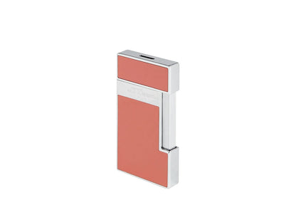 S.T. Dupont Slimmy Lighter Coral Lacquer & Chrome 28006