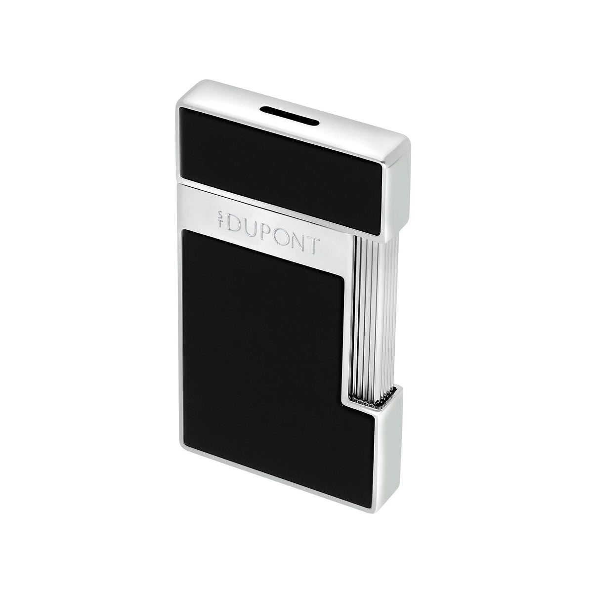 S.T. Dupont Slimmy Lighter Black Lacquer & Chrome 28221
