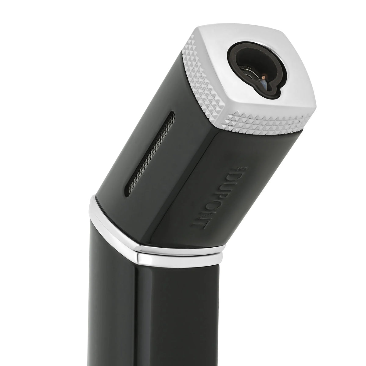S.T. Dupont Candle Torch Lighter Black / Chrome 29001