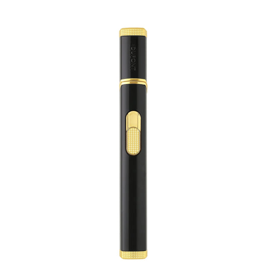 S.T. Dupont Candle Torch Lighter Black / Gold 29002