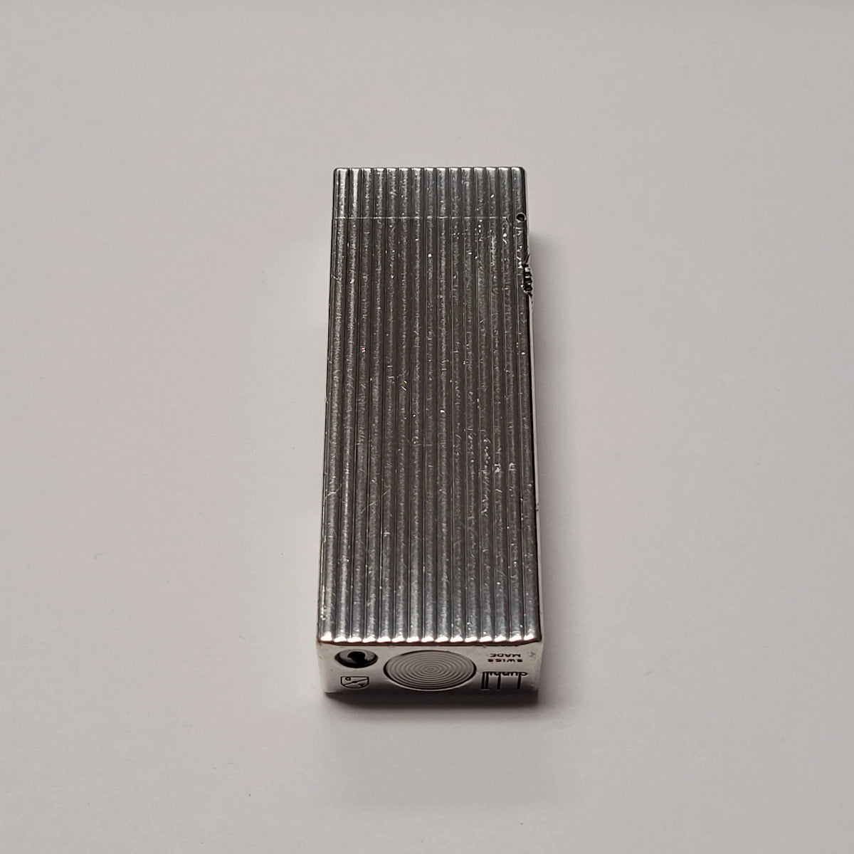 Alfred Dunhill Rollagas Silver Plated & Columns Design