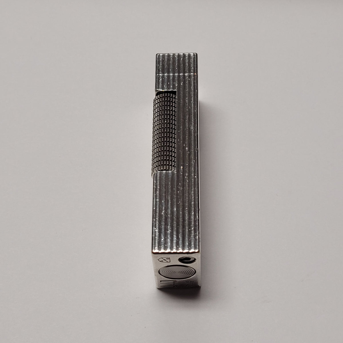 Alfred Dunhill Rollagas Silver Plated & Columns Design