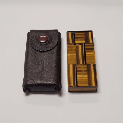 Vintage Tiger's Eye Butane Lighter