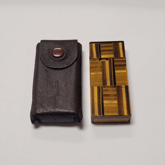 Vintage Tiger's Eye Butane Lighter