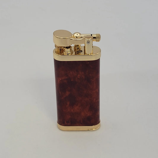 ONIX Wood Grain Pipe Flame Lighter