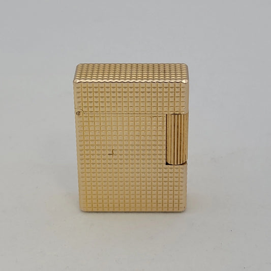 S.T. Dupont Standard Gold Plated Hobnail Design