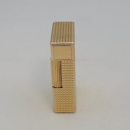 S.T. Dupont Standard Gold Plated Hobnail Design