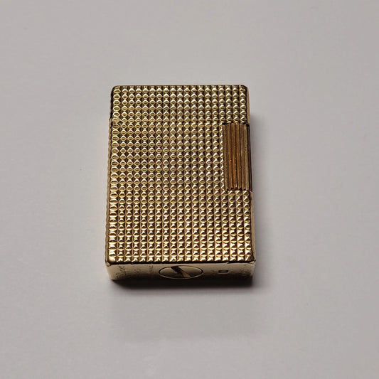 S.T. Dupont Standard Gold Plated Hobnail Design