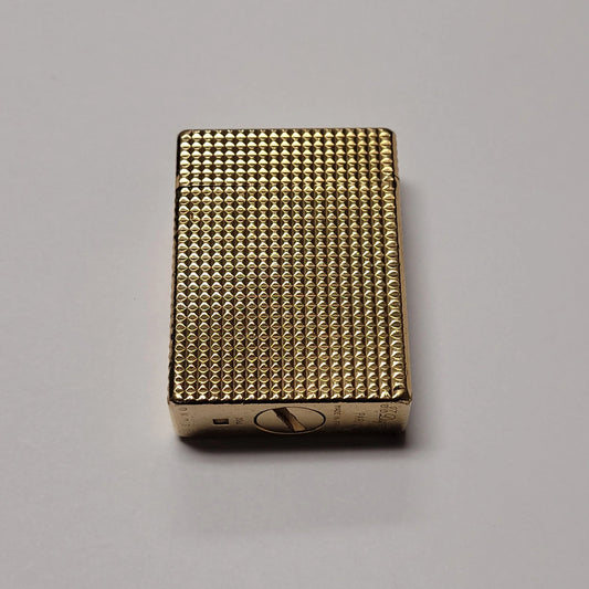 S.T. Dupont Standard Gold Plated Hobnail Design