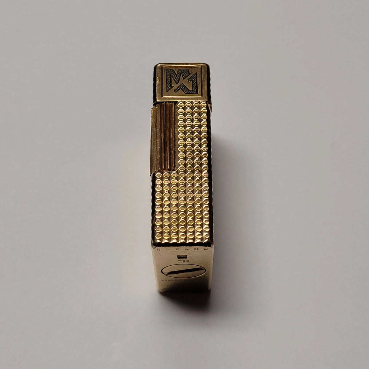 S.T. Dupont Standard Gold Plated Hobnail Design