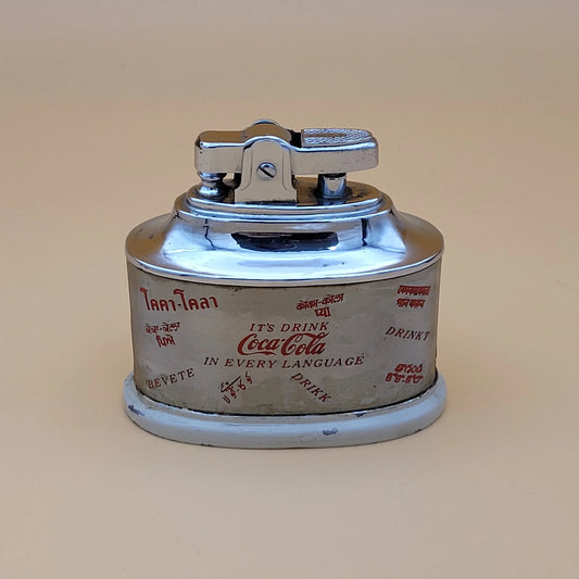 Vintage Wellington Coca-Cola Table Lighter