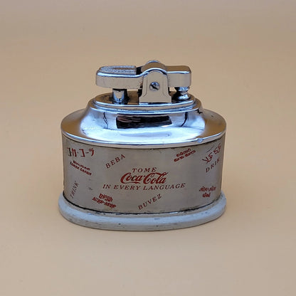 Vintage Wellington Coca-Cola Table Lighter