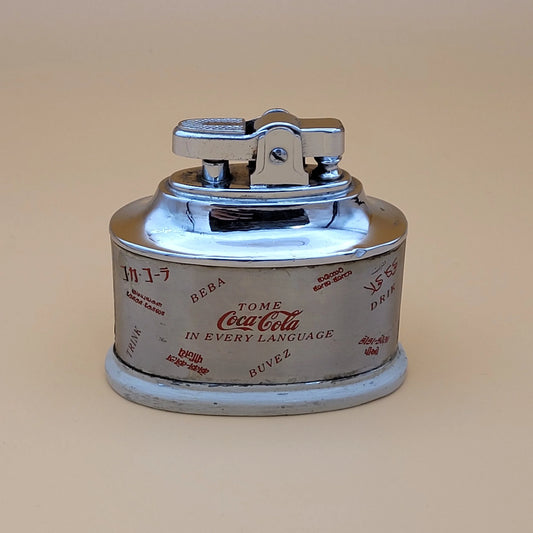Vintage Wellington Coca-Cola Table Lighter