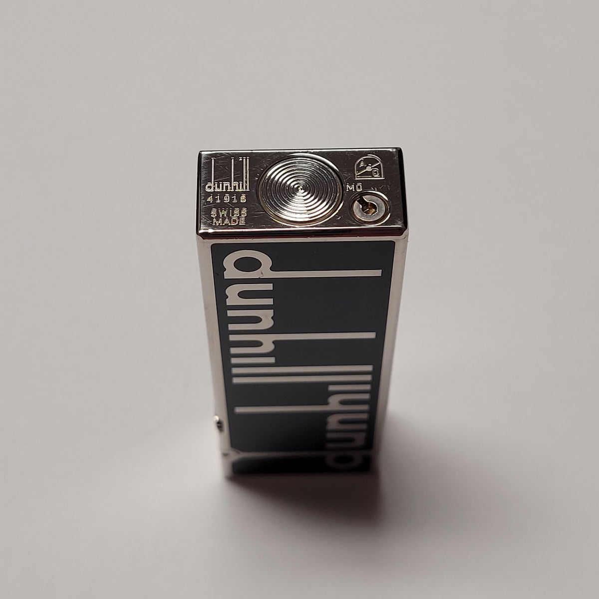 Alfred Dunhill Rollagas Logo Design Palladium Plated