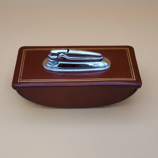 Ronson V.I.P. Varaflame Leather Table Lighter