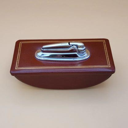 Ronson V.I.P. Varaflame Leather Table Lighter