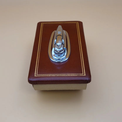 Ronson V.I.P. Varaflame Leather Table Lighter